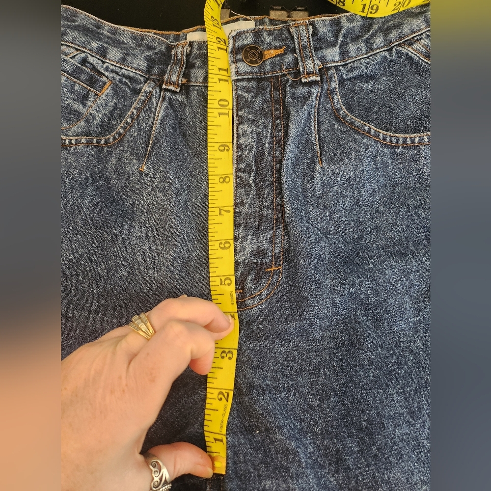 Vintage Syncs By UNIONBAY Denim Pleated front Mom Jeans High Waist - Picture 13 of 14